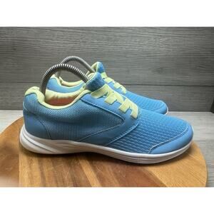 Vionic Agile Maeve Mesh Gored Lace Up Low Top Sneaker Shoes Ocean Women's Size 8